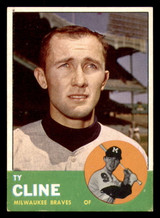 1963 Topps #414 Ty Cline Excellent 