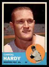 1963 Topps #468 Carroll hardy Ex-Mint  ID: 361559