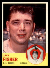 1963 Topps #474 Jack Fisher Ex-Mint 