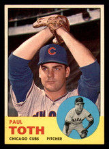 1963 Topps #489 Paul Toth Near Mint RC Rookie  ID: 361578