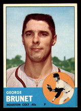 1963 Topps #538 George Brunet Ex-Mint  ID: 361613