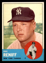 1963 Topps #546 Hal Reniff Ex-Mint  ID: 361618
