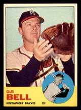 1963 Topps #547 Gus Bell Excellent+  ID: 361619