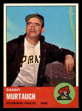 1963 Topps #559 Danny Murtaugh MG Excellent+  ID: 361627