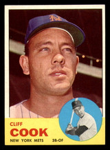 1963 Topps #566 Cliff Cook Near Mint 