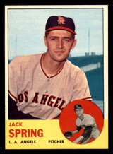 1963 Topps #572 Jack Spring Near Mint+ 