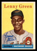 1958 Topps #471 Lenny Green Signed Auto RC Rookie  ID: 359565