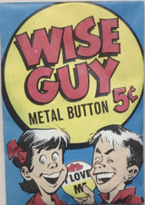 1965 Topps Wise Gut Metal Button 5 Cents Unopened  #*