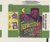 1966 Topps Frankenstein Stickers 5 Cents Wrapper A Few Small Holes #*sku35083 1966 Topps Frankenstein Stickers 5 Cents Wrapper A Few Small Holes #*sku35083