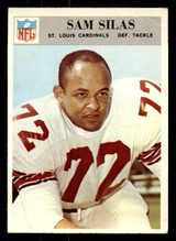 1966 Philadelphia #166 Sam Silas Very Good RC Rookie  ID: 362709