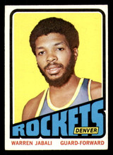 1972-73 Topps #205 Warren Jabali Excellent+ 1972-73 Topps #205 Warren Jabali Excellent+