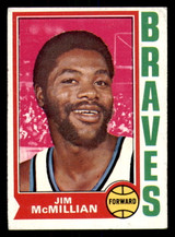 1974-75 Topps #38 Jim McMillian Very Good 1974-75 Topps #38 Jim McMillian Very Good