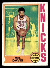 1974-75 Topps #43 Mel Davis Very Good 