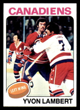 1975-76 Topps #17 Yvon Lambert Near Mint+ ID: 365365 1975-76 Topps #17 Yvon Lambert Near Mint+ ID: 365365