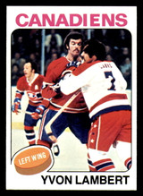 1975-76 Topps #17 Yvon Lambert Near Mint+ ID: 365367 1975-76 Topps #17 Yvon Lambert Near Mint+ ID: 365367