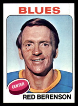 1975-76 Topps #22 Red Berenson Near Mint ID: 365379 1975-76 Topps #22 Red Berenson Near Mint ID: 365379
