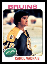 1975-76 Topps #27 Carol Vadnais Near Mint ID: 365390 1975-76 Topps #27 Carol Vadnais Near Mint ID: 365390