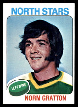 1975-76 Topps #34 Norm Gratton Near Mint 1975-76 Topps #34 Norm Gratton Near Mint