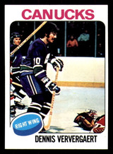 1975-76 Topps #42 Dennis Ververgaert Near Mint ID: 365424 1975-76 Topps #42 Dennis Ververgaert Near Mint ID: 365424