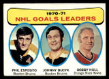 1971-72 Topps #1 Phil Esposito/Johnny Bucyk/Bobby Hull LL Excellent+  ID: 361641