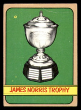 1972-73 Topps #172 James Norris Trophy Very Good 