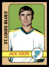 1972-73 Topps #147 Jack Egers Near Mint+ RC Rookie 1972-73 Topps #147 Jack Egers Near Mint+ RC Rookie
