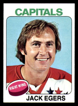 1975-76 Topps #134 Jack Egers Near Mint+ ID: 365664 1975-76 Topps #134 Jack Egers Near Mint+ ID: 365664