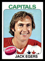 1975-76 Topps #134 Jack Egers Near Mint+ ID: 365665 1975-76 Topps #134 Jack Egers Near Mint+ ID: 365665