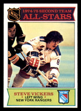 1975-76 Topps #295 Steve Vickers AS Near Mint+ ID: 366080 1975-76 Topps #295 Steve Vickers AS Near Mint+ ID: 366080
