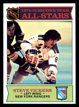 1975-76 Topps #295 Steve Vickers AS Near Mint+ ID: 366081 1975-76 Topps #295 Steve Vickers AS Near Mint+ ID: 366081
