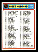 1978-79 Topps #24 Checklist Ex-Mint 