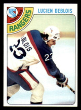 1978-79 Topps #136 Lucien DeBlois Near Mint+ RC Rookie 1978-79 Topps #136 Lucien DeBlois Near Mint+ RC Rookie