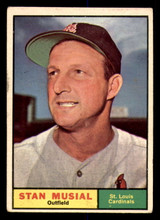 1961 Topps #290 Stan Musial Excellent+ ID: 368166 1961 Topps #290 Stan Musial Excellent+ ID: 368166