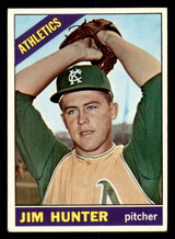 1966 Topps #36 Jim Hunter/ DP Writing on Back Athletics DP  ID:368379