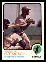 1973 Topps #50 Roberto Clemente Tape on Back Pirates   ID:368557