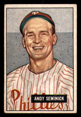 1951 Bowman #51 Andy Seminick Excellent 1951 Bowman #51 Andy Seminick Excellent
