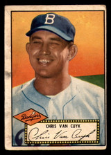 1952 Topps #53 Chris Van Cuyk Good RC Rookie  ID: 369165