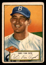 1952 Topps #53 Chris Van Cuyk Good RC Rookie  ID: 369166