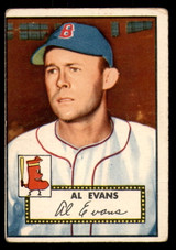 1952 Topps #152 Al Evans Poor 