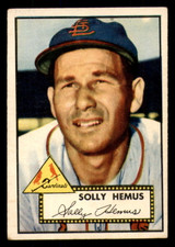 1952 Topps #196 Solly Hemus Excellent RC Rookie 