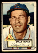 1952 Topps #196 Solly Hemus G-VG RC Rookie 