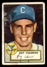 1952 Topps #211 Ray Coleman Poor 1952 Topps #211 Ray Coleman Poor