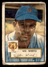 1952 Topps #244 Vic Wertz Poor  ID: 369223