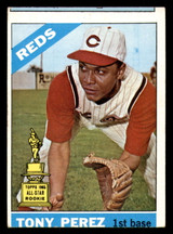 1966 Topps #72 Tony Perez Miscut Reds   ID:370613