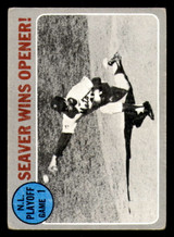 1970 Topps #195 N.L Playoff Game 1 Seaver Wins Opener! Very Good ID: 370653 1970 Topps #195 N.L Playoff Game 1 Seaver Wins Opener! Very Good ID: 370653