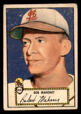 1952 Topps #58 Bob Mahoney Poor RC Rookie  ID: 371419