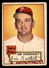 1952 Topps #108 Jim Konstanty Poor 1952 Topps #108 Jim Konstanty Poor