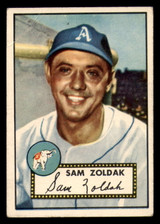 1952 Topps #231 Sam Zoldak Good 1952 Topps #231 Sam Zoldak Good