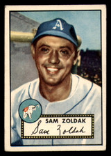1952 Topps #231 Sam Zoldak G-VG 1952 Topps #231 Sam Zoldak G-VG