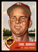 1953 Topps #65 Earl Harrist Good 